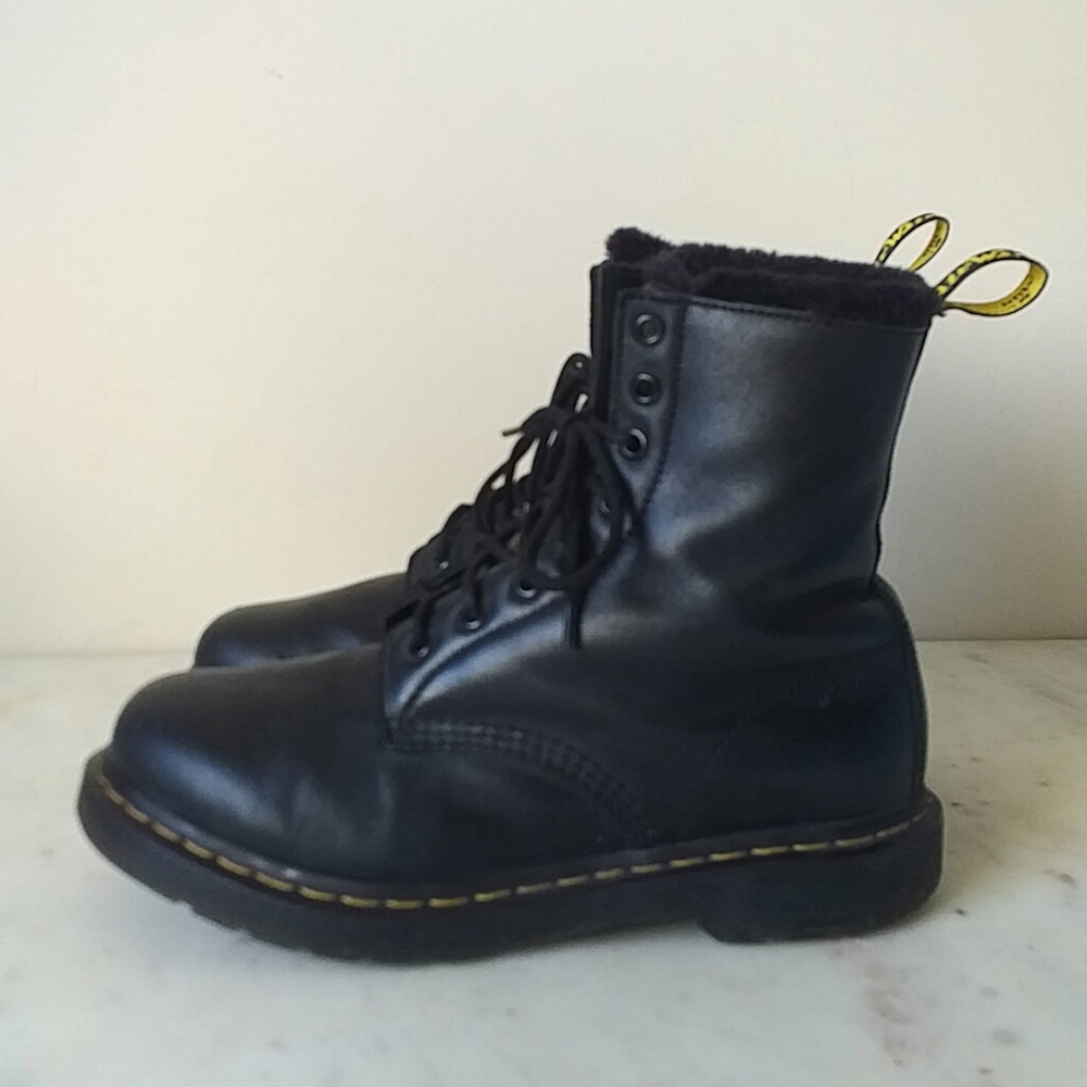 Dr. Martens Black Combat Boots
